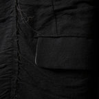 ZIGGY CHEN ジギーチェン / 24AW 美品 Raw-Edge Shoulders Three Button Jacket / ジャケット / 0M2430906 / size 46 (BLACK)