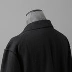 ZIGGY CHEN ジギーチェン / 24AW 美品 Raw-Edge Shoulders Three Button Jacket / ジャケット / 0M2430906 / size 46 (BLACK)