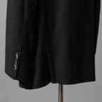 ZIGGY CHEN ジギーチェン / 24AW 美品 Raw-Edge Shoulders Three Button Jacket / ジャケット / 0M2430906 / size 46 (BLACK)