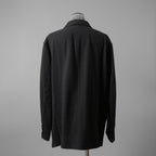 ZIGGY CHEN ジギーチェン / 24AW 美品 Raw-Edge Shoulders Three Button Jacket / ジャケット / 0M2430906 / size 46 (BLACK)