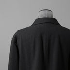 ZIGGY CHEN ジギーチェン / 24AW 美品 Raw-Edge Shoulders Three Button Jacket / ジャケット / 0M2430906 / size 46 (BLACK)