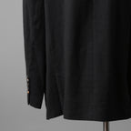 ZIGGY CHEN ジギーチェン / 24AW 美品 Raw-Edge Shoulders Three Button Jacket / ジャケット / 0M2430906 / size 46 (BLACK)