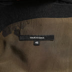 ZIGGY CHEN ジギーチェン / 24AW 美品 Raw-Edge Shoulders Three Button Jacket / ジャケット / 0M2430906 / size 46 (BLACK)