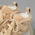 DIOR ディオール × ERL / 23SS ラビットモチーフ シアリング ボア ハイトップ スニーカー B23 / size 38 (BEIGE) シューズ