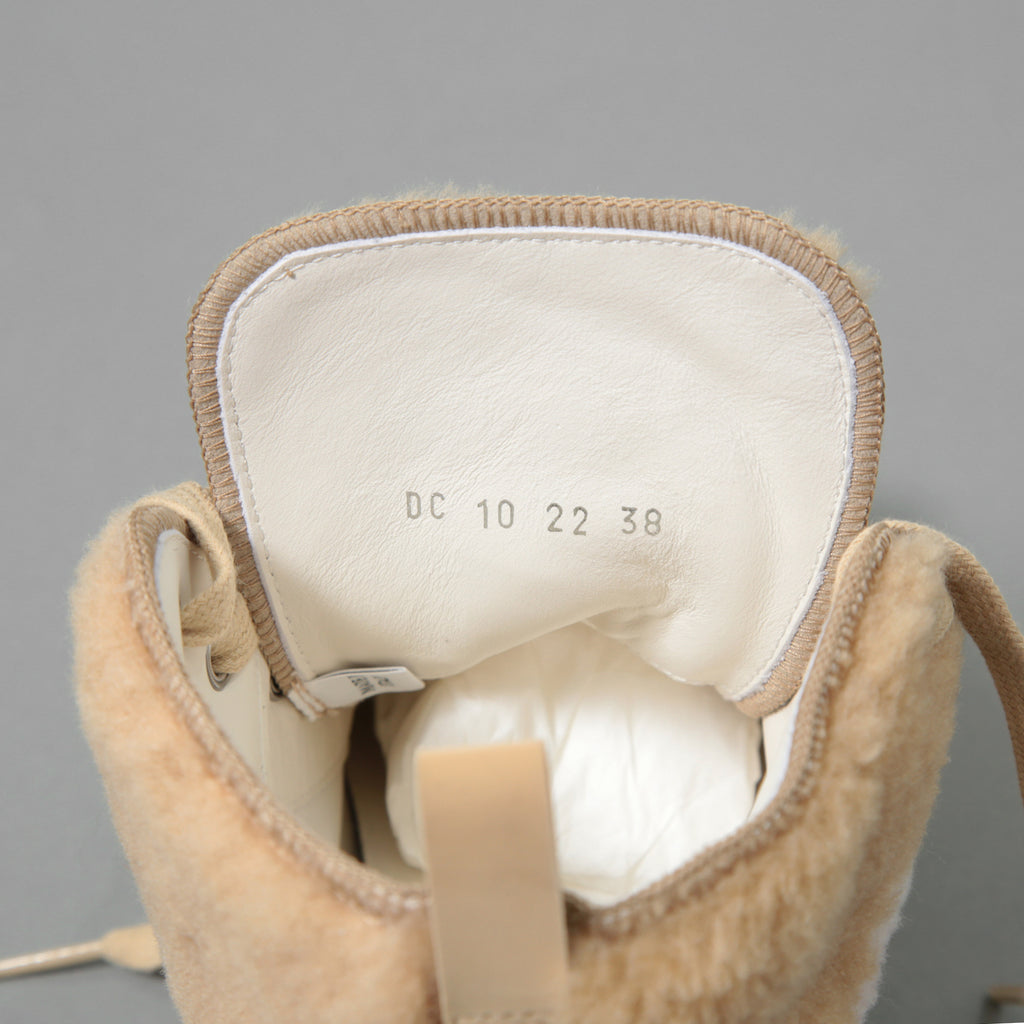 DIOR ディオール × ERL / 23SS ラビットモチーフ シアリング ボア ハイトップ スニーカー B23 / size 38 (BEIGE) シューズ