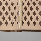 FENDI フェンディ / 19SS ラムレザー パンチング加工 ペンシル スカート / FPD887 A8GP / size 38 (BEIGE)