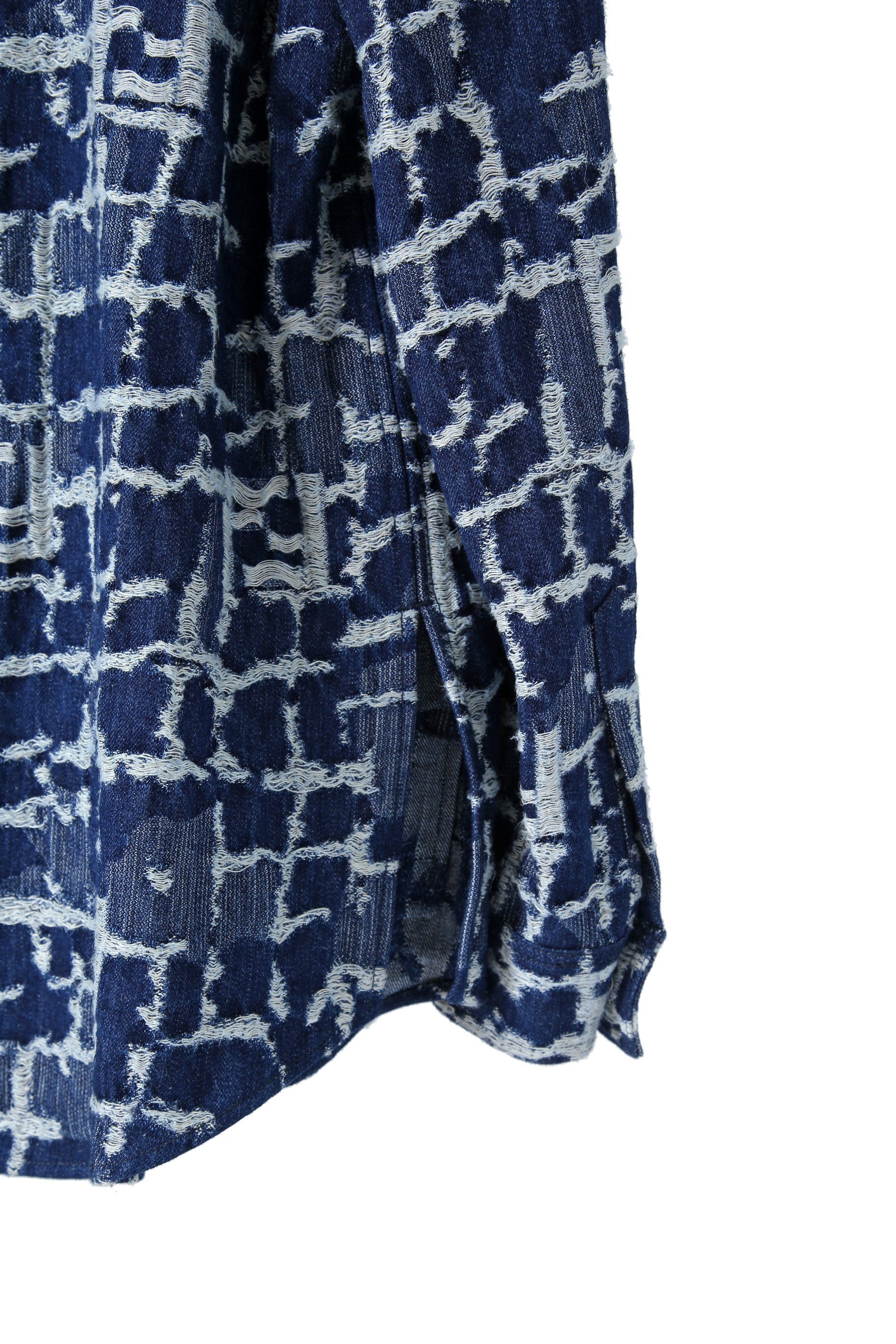 試着のみ FENDI フェンディ / 24SS FF柄 ジャガード織 デニム ジャケット / FW1292AR9N / size 46 (INDIGO) モノグラム