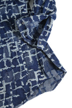 試着のみ FENDI フェンディ / 24SS FF柄 ジャガード織 デニム ジャケット / FW1292AR9N / size 46 (INDIGO) モノグラム