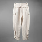 Louis Vuitton ルイヴィトン / 22SS 美品コーデュロイ カーゴ トラウザーズ / RW222J DA8 FNPA15 / size 36 (IVORY WHITE x GOLD)