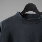 BALENCIAGA バレンシアガ / 24SS 美品 ネイルポリッシュ クロップド Tシャツ / 半袖 / size 2 (M) FADE BLACK ユニセックス