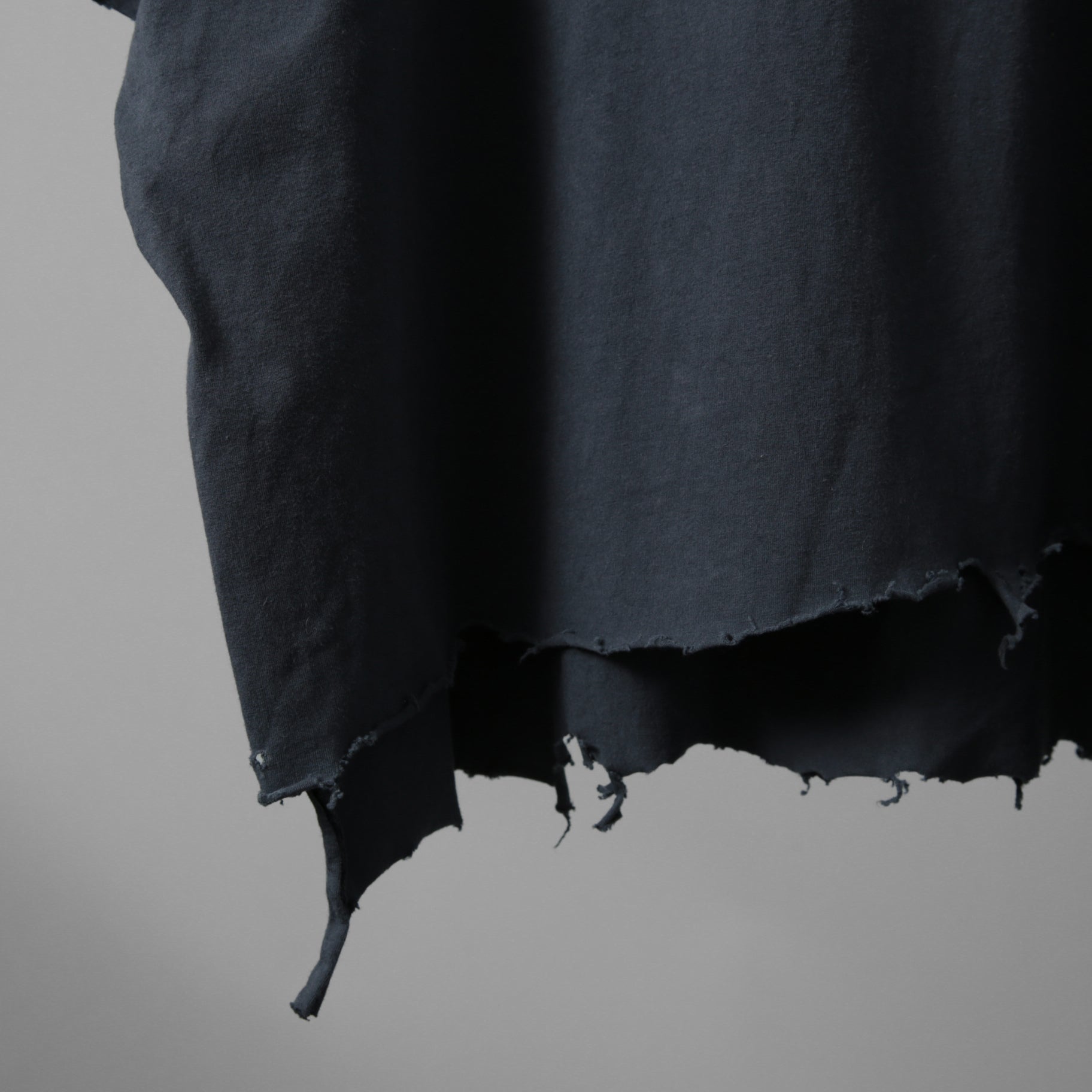 BALENCIAGA バレンシアガ / 24SS 美品 ネイルポリッシュ クロップド Tシャツ / 半袖 / size 2 (M) FADE BLACK ユニセックス