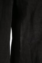 新品 イサムカタヤマバックラッシュ / 24SS JP WET WHITE CALF / REVERSE LEATHER SHIRT JACKET / Size M (BLACK)