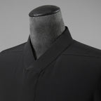 RICK OWENS リックオウエンス / 23FW LUXOR期 / 美品 シルクスナップ シャツ / 長袖シャツ / RU02C7290-CC / size 48 (BLACK)