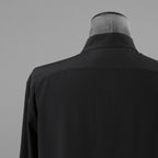 RICK OWENS リックオウエンス / 23FW LUXOR期 / 美品 シルクスナップ シャツ / 長袖シャツ / RU02C7290-CC / size 48 (BLACK)