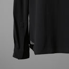 RICK OWENS リックオウエンス / 23FW LUXOR期 / 美品 シルクスナップ シャツ / 長袖シャツ / RU02C7290-CC / size 48 (BLACK)