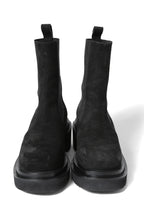 極美品 Rick Owens / Beatle Bogun Leather Boots レザー ブーツ / バックスキン / 40 (25cm) BLACK リックオウエンス