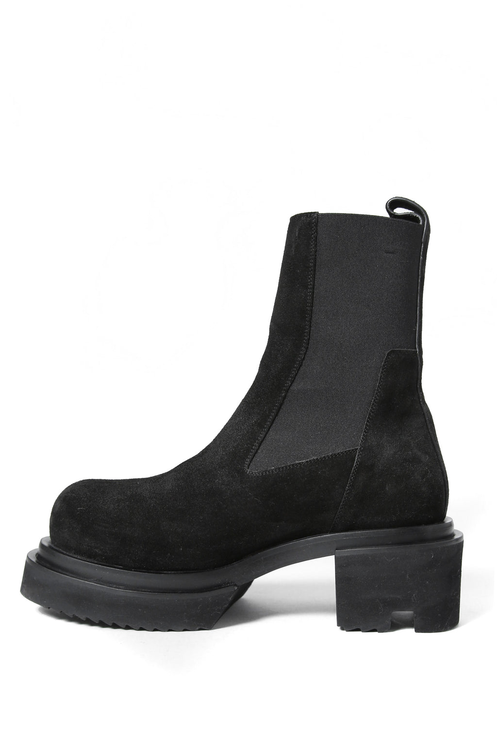 極美品 Rick Owens / Beatle Bogun Leather Boots レザー ブーツ / バックスキン / 40 (25cm) BLACK リックオウエンス