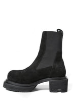 極美品 Rick Owens / Beatle Bogun Leather Boots レザー ブーツ / バックスキン / 40 (25cm) BLACK リックオウエンス