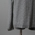 Dior ディオール / 19AW CD刺繍 ラメボーダーニット / 長袖ニット / 943M665AT050 / size M (GRAY)