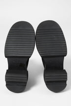極美品 Rick Owens / Beatle Bogun Leather Boots レザー ブーツ / バックスキン / 40 (25cm) BLACK リックオウエンス