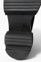 極美品 Rick Owens / Beatle Bogun Leather Boots レザー ブーツ / バックスキン / 40 (25cm) BLACK リックオウエンス