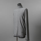 Dior ディオール / 19AW CD刺繍 ラメボーダーニット / 長袖ニット / 943M665AT050 / size M (GRAY)