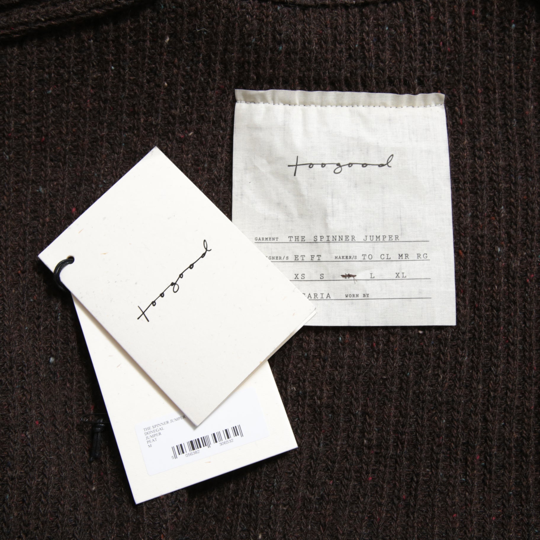 toogood トゥーグッド / 24AW 美品 THE SPINNER JUMPER  / 長袖ニット / size 2 (PEAT)