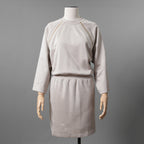 HERMES エルメス / 23SS 美品 着物スリーブ ワンピース / シルク混ジャージー  / ドレス / size 40 (BEIGE) レディース