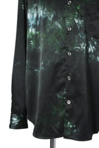 新品 SUBLATIONS サブレーションズ / GRAPHIC PRINT REGULAR FIT SHIRT / 長袖 プリント シャツ / size 2 (GREEN)