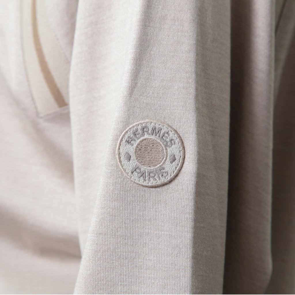 HERMES エルメス / 23SS 美品 着物スリーブ ワンピース / シルク混ジャージー  / ドレス / size 40 (BEIGE) レディース