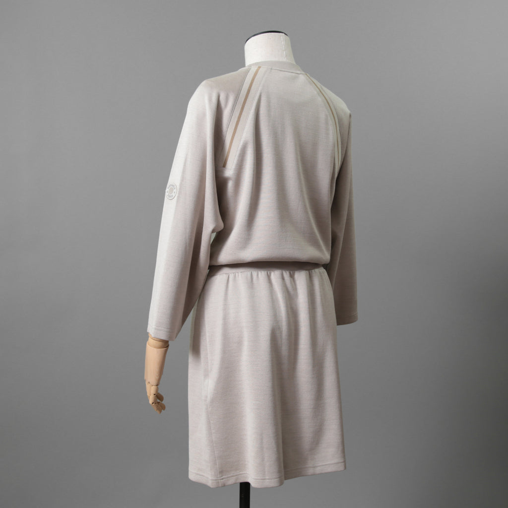 HERMES エルメス / 23SS 美品 着物スリーブ ワンピース / シルク混ジャージー  / ドレス / size 40 (BEIGE) レディース