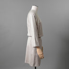 HERMES エルメス / 23SS 美品 着物スリーブ ワンピース / シルク混ジャージー  / ドレス / size 40 (BEIGE) レディース