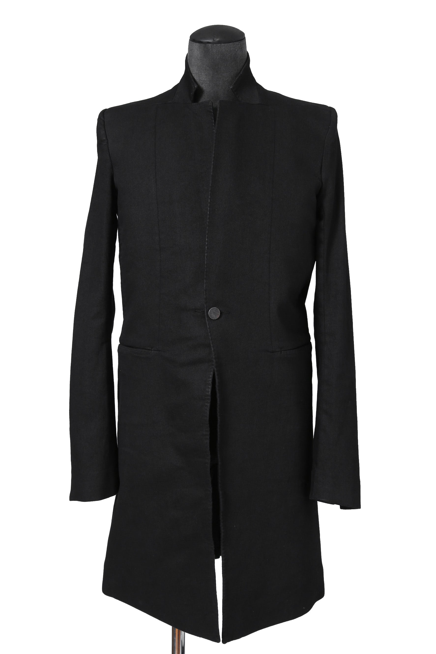 新品 付属品完備 BORIS BIDJAN SABERI ボリスビジャンサベリ / 24AW / F1401M SUIT COAT 1 / RESIN DYED / COAT / size M (BLACK) コート