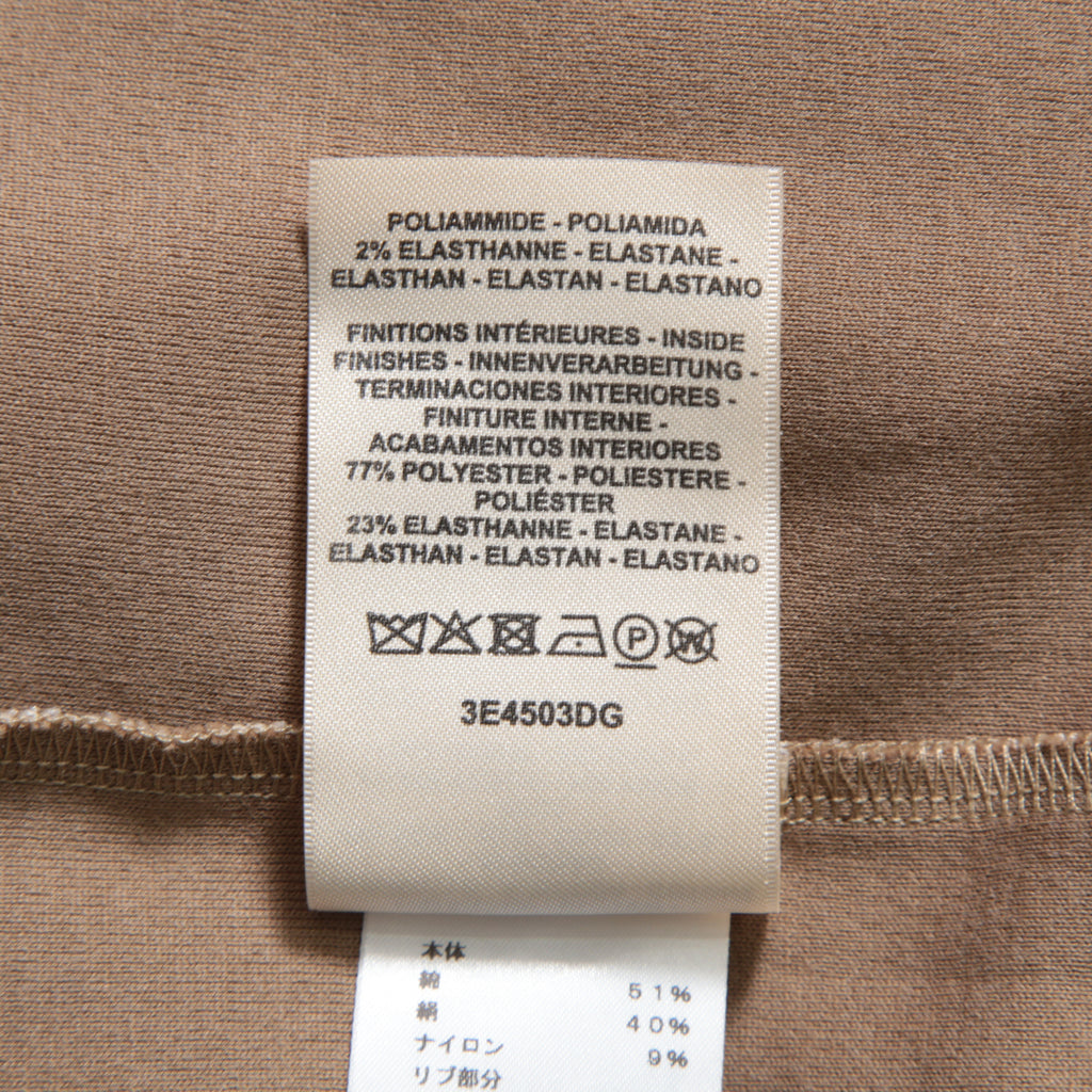 HERMES エルメス / 23SS 美品 着物スリーブ ワンピース / シルク混ジャージー  / ドレス / size 40 (BEIGE) レディース