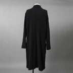 Cruchiani クルチアーニ / 美品 モヘア ニット ロングコート / size 42 (BLACK) レディース