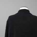 Cruchiani クルチアーニ / 美品 モヘア ニット ロングコート / size 42 (BLACK) レディース