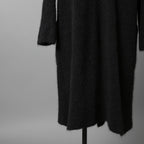 Cruchiani クルチアーニ / 美品 モヘア ニット ロングコート / size 42 (BLACK) レディース