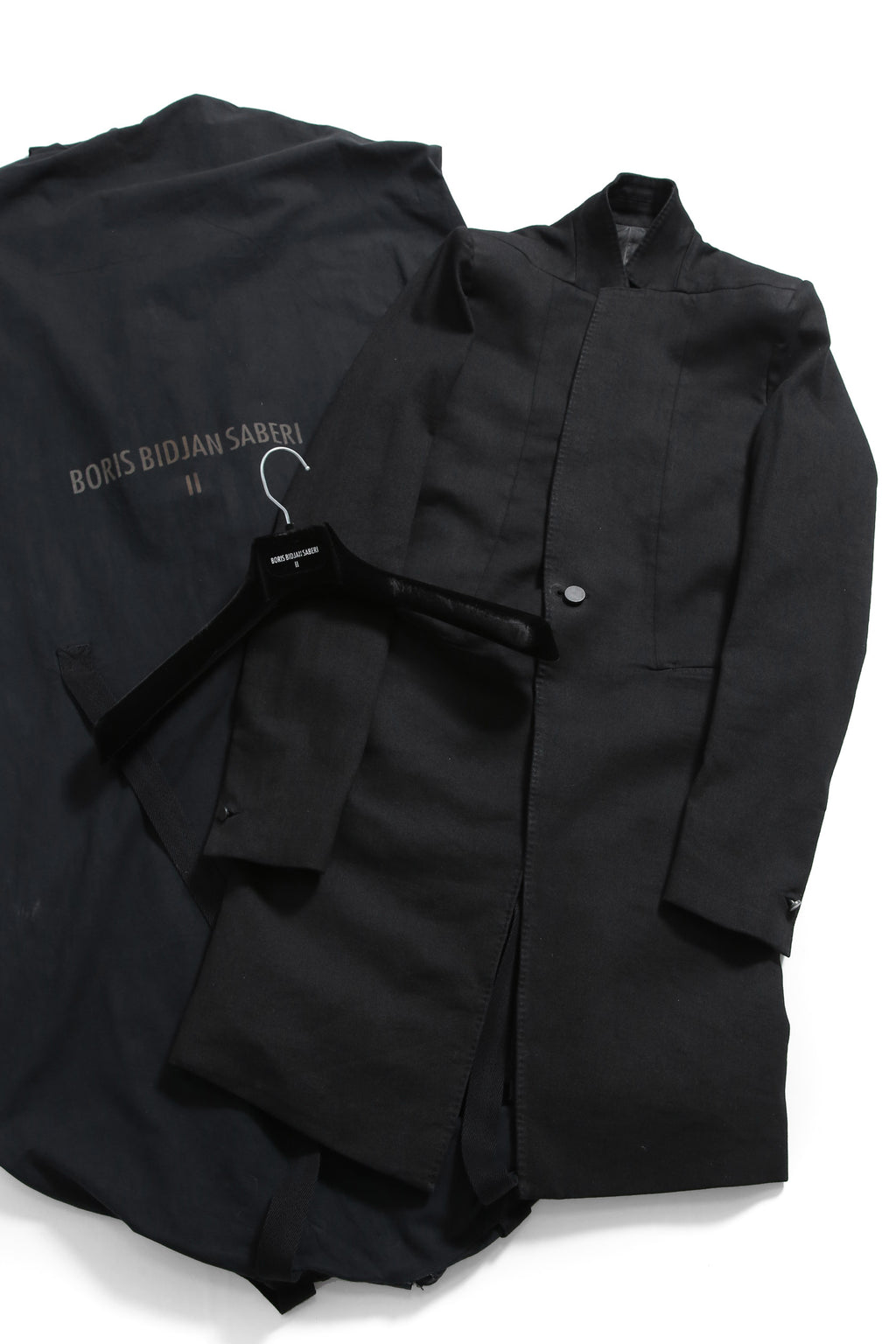 新品 付属品完備 BORIS BIDJAN SABERI ボリスビジャンサベリ / 24AW / F1401M SUIT COAT 1 / RESIN DYED / COAT / size M (BLACK) コート