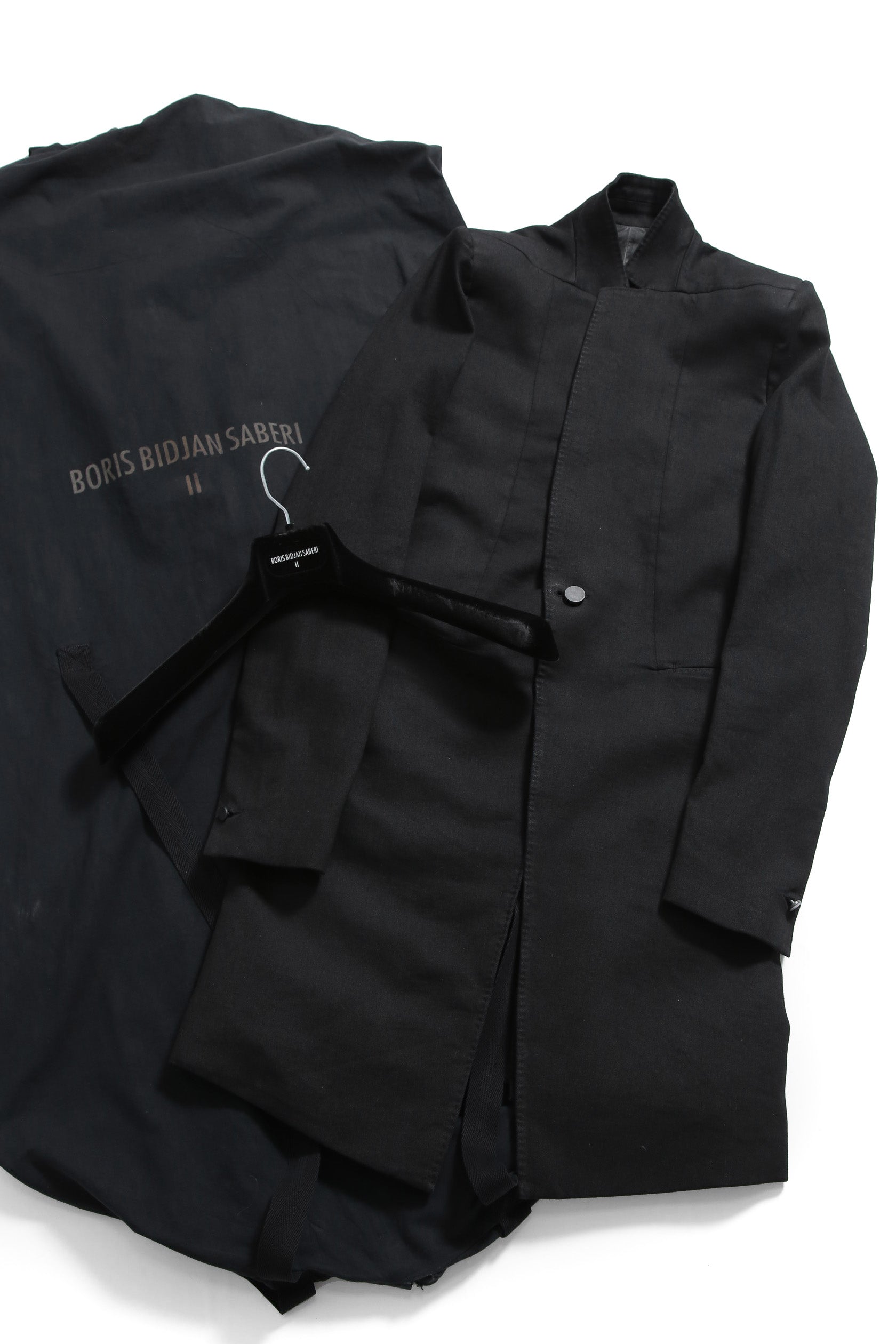 新品 付属品完備 BORIS BIDJAN SABERI ボリスビジャンサベリ / 24AW / F1401M SUIT COAT 1 / RESIN DYED / COAT / size M (BLACK) コート