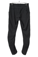 極美品 DEVOA デヴォア / 20AW Slim Pants Wool Super 120’s / size 1 (BLACK) スリム ウール パンツ