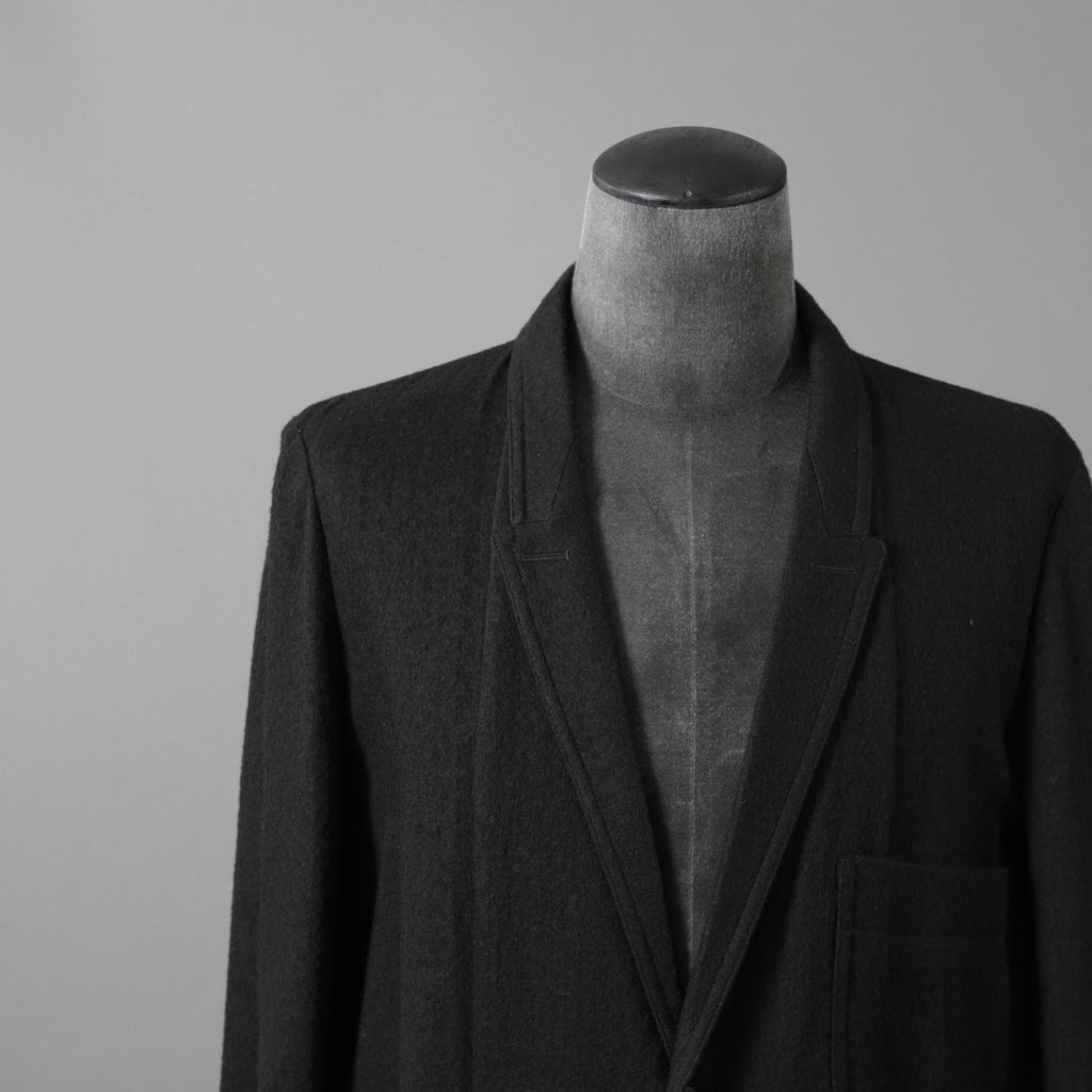 Rick Owens リックオウエンス / 21FW GETHSEMANE / 美品 LIDO JACKET / コットンウール フランネル / RU02A5723-WCF / size 46 (BLACK)