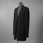 Rick Owens リックオウエンス / 21FW GETHSEMANE / 美品 LIDO JACKET / コットンウール フランネル / RU02A5723-WCF / size 46 (BLACK)