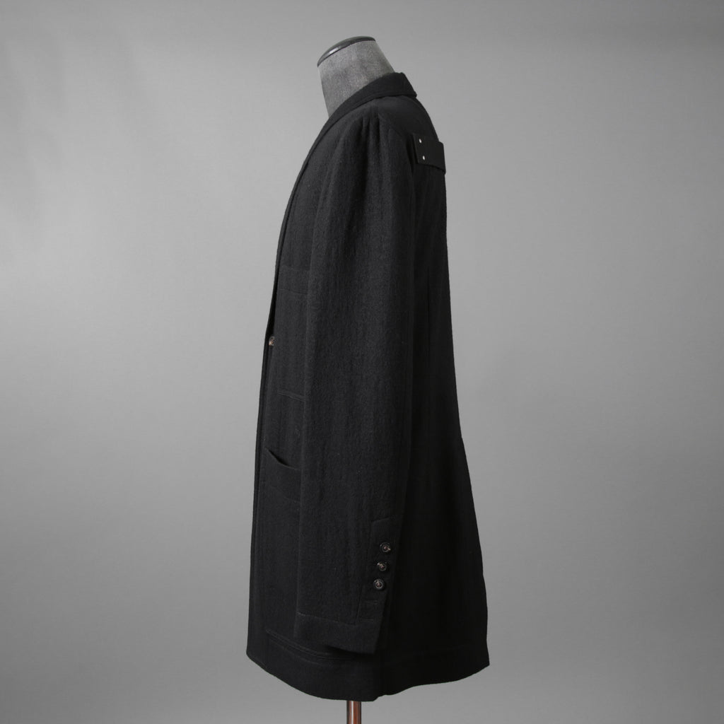 Rick Owens リックオウエンス / 21FW GETHSEMANE / 美品 LIDO JACKET / コットンウール フランネル / RU02A5723-WCF / size 46 (BLACK)