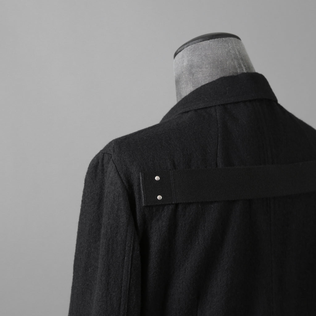 Rick Owens リックオウエンス / 21FW GETHSEMANE / 美品 LIDO JACKET / コットンウール フランネル / RU02A5723-WCF / size 46 (BLACK)