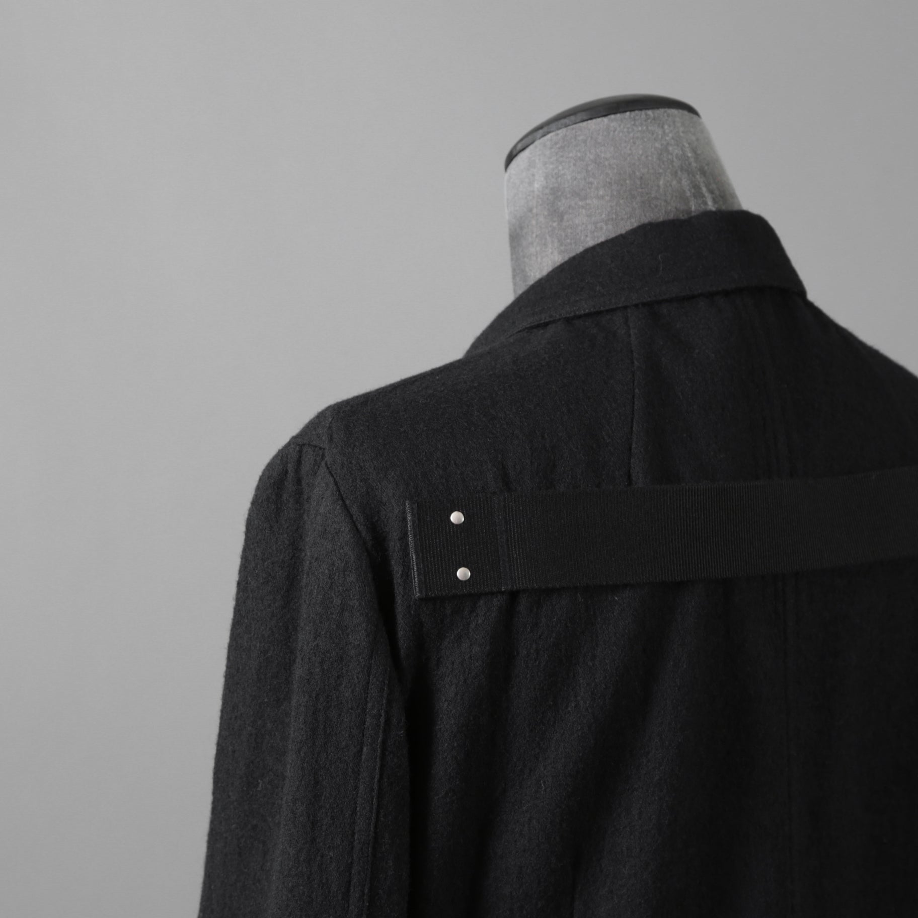 Rick Owens リックオウエンス / 21FW GETHSEMANE / 美品 LIDO JACKET / コットンウール フランネル / RU02A5723-WCF / size 46 (BLACK)