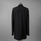 Rick Owens リックオウエンス / 21FW GETHSEMANE / 美品 LIDO JACKET / コットンウール フランネル / RU02A5723-WCF / size 46 (BLACK)