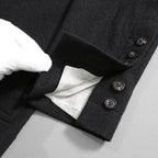 Rick Owens リックオウエンス / 21FW GETHSEMANE / 美品 LIDO JACKET / コットンウール フランネル / RU02A5723-WCF / size 46 (BLACK)