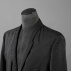 Rick Owens リックオウエンス / 24SS LIDO / 美品 FOGPOCKET BLAZER / シルク混 / RU01D3723-SN / size 48 (BLACK) ジャケット