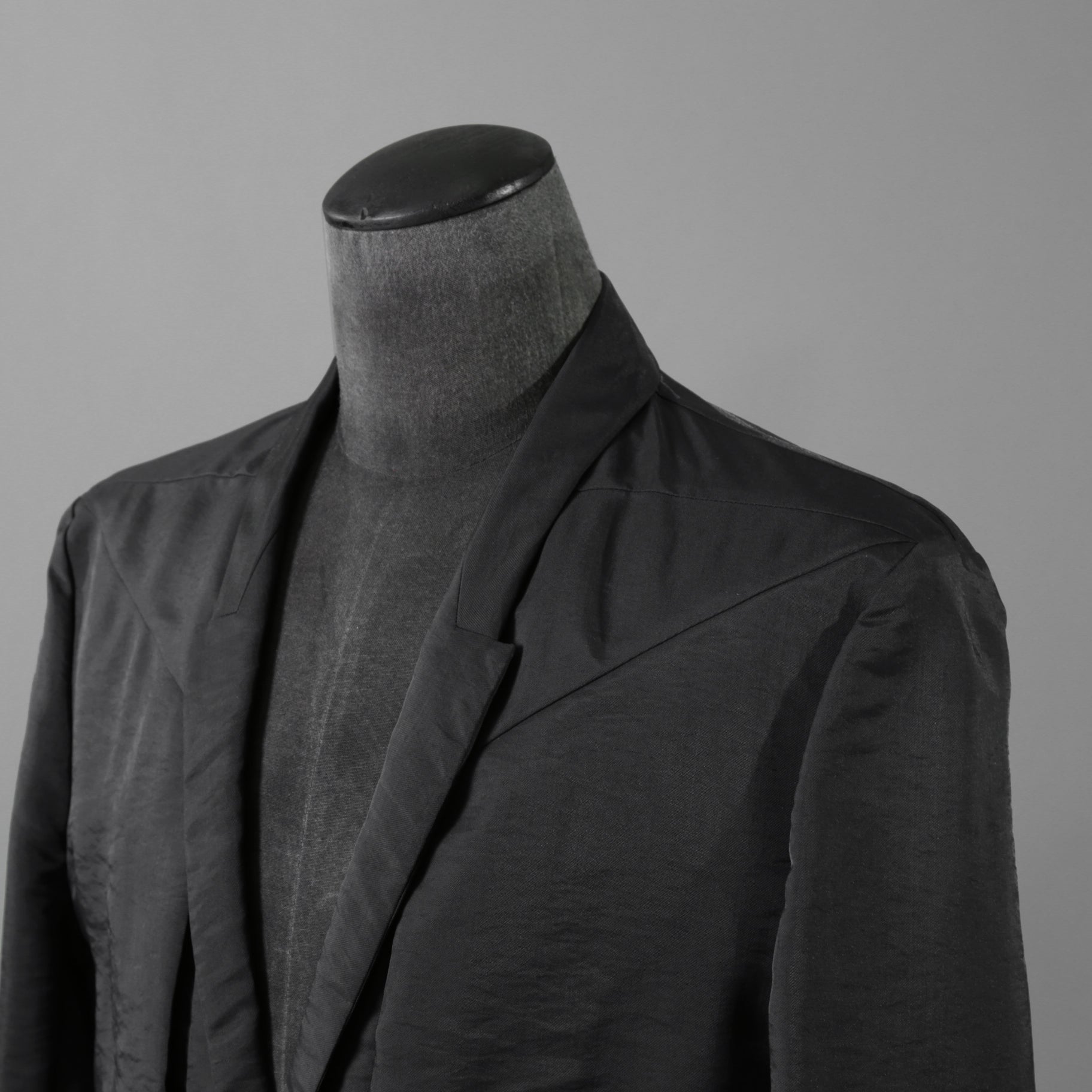 Rick Owens リックオウエンス / 24SS LIDO / 美品 FOGPOCKET BLAZER / シルク混 / RU01D3723-SN / size 48 (BLACK) ジャケット