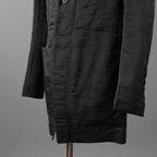Rick Owens リックオウエンス / 24SS LIDO / 美品 FOGPOCKET BLAZER / シルク混 / RU01D3723-SN / size 48 (BLACK) ジャケット